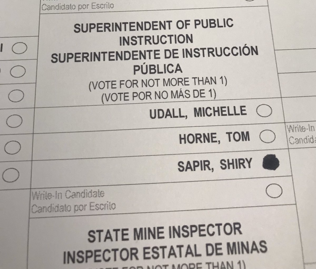 ExDemLatina's tweet photo. Just voted
@shirysapir
@KariLake
@AbrahamHamadeh
@bgmasters
@RealMarkFinchem
Robert Scantlebury
#AmericaFirstCandidates #VoteRedToSaveAmerica https://t.co/t1bZiStpep