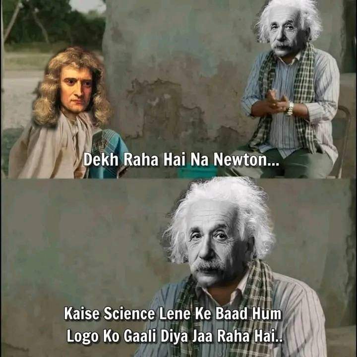 Indianarmyfan_1's tweet photo. So now instead of Binod. 

Einstein is nailing it. https://t.co/EFSsIvQOv1