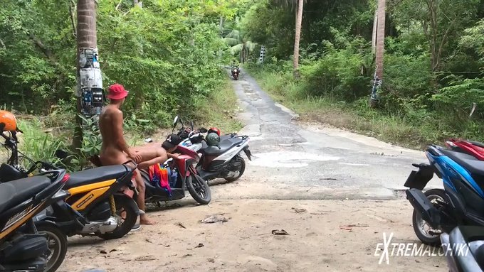 Twinks outdoor fuck right at the public parking is our sign? #gay #public #outdoor #smooth #naked #exhibitionism