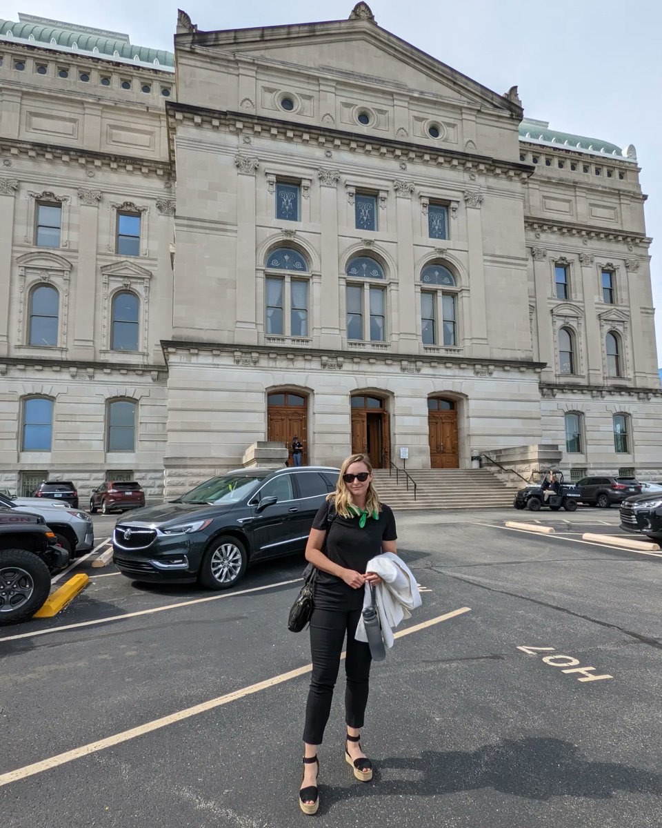 natalieclayton1's tweet photo. I was nervous and didn't follow my notes completely, but I spoke honestly about our (@IndyBlakeJ) story and how the Republican ideals that I believe in aren't applicable under SB 1. Here is my testimony.
#sb1 #abortionban #indianarepublicans #acluindiana #aclu #hoosier #indiana https://t.co/Ae2uOKL4X9