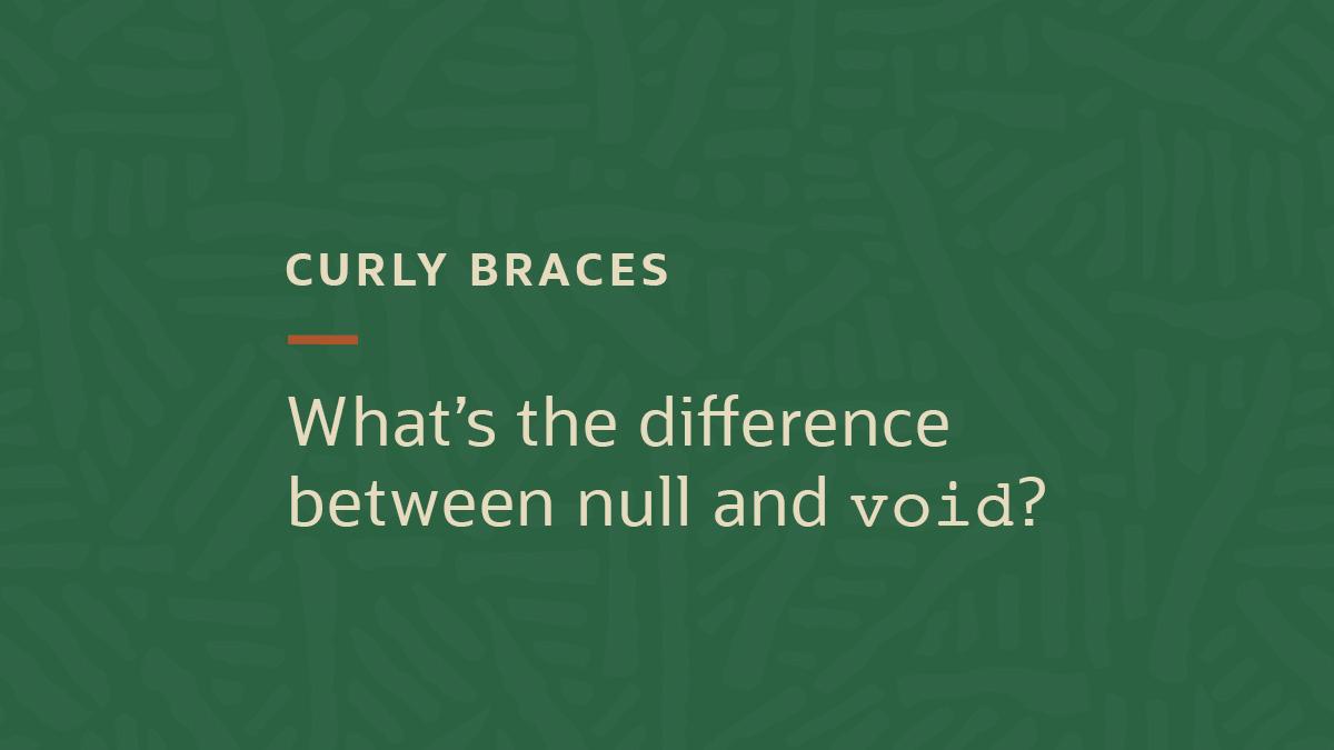 Java on Twitter "What’s the meaning of null, and what’s the difference (if any) between null