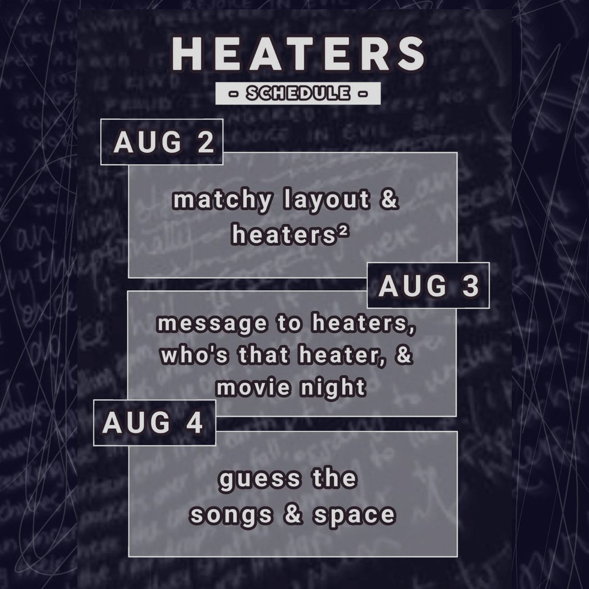 yg_heaters's tweet photo. HAPPY 2ND MOTMOT HEATERS 🎉
✅2022.08.03

#motmotwo #PangalawangHakbang #TheSecondStepChapterOne 
#He2ters #NiLix #TAe #SaiQue  #HEATERSSEASON2 #nicsnalockedacc #SaiBulldog #namrapakagat #ceacute #JoLee #NinjaTurtleSubGroup #aeqtie #Justcute #alycute https://t.co/h4BxF2DGyk