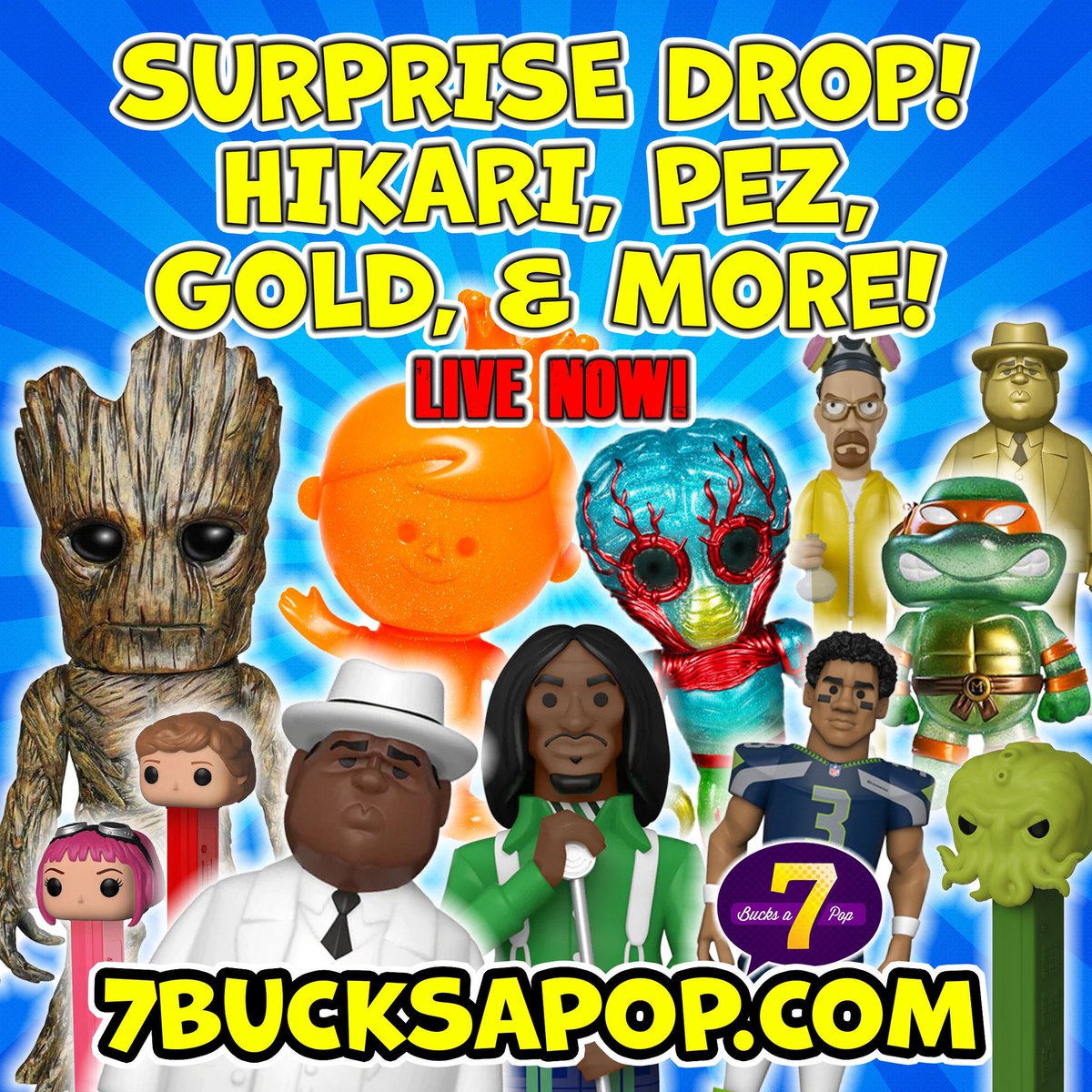 DisTrackers's tweet photo. Who doesn't like surprise drops? We love 'em, which is why we have a surprise drop of #Hikari, #PopPez, #Funko Gold, &amp; more! Best part - it's LIVE now! #Ad

https://t.co/eD9EJ2sHKg

Lots of Hikari, Vinyl, Pop Pez, &amp; Funko Gold that you can add to your collection. Check it out! https://t.co/HlLbV4kmWb