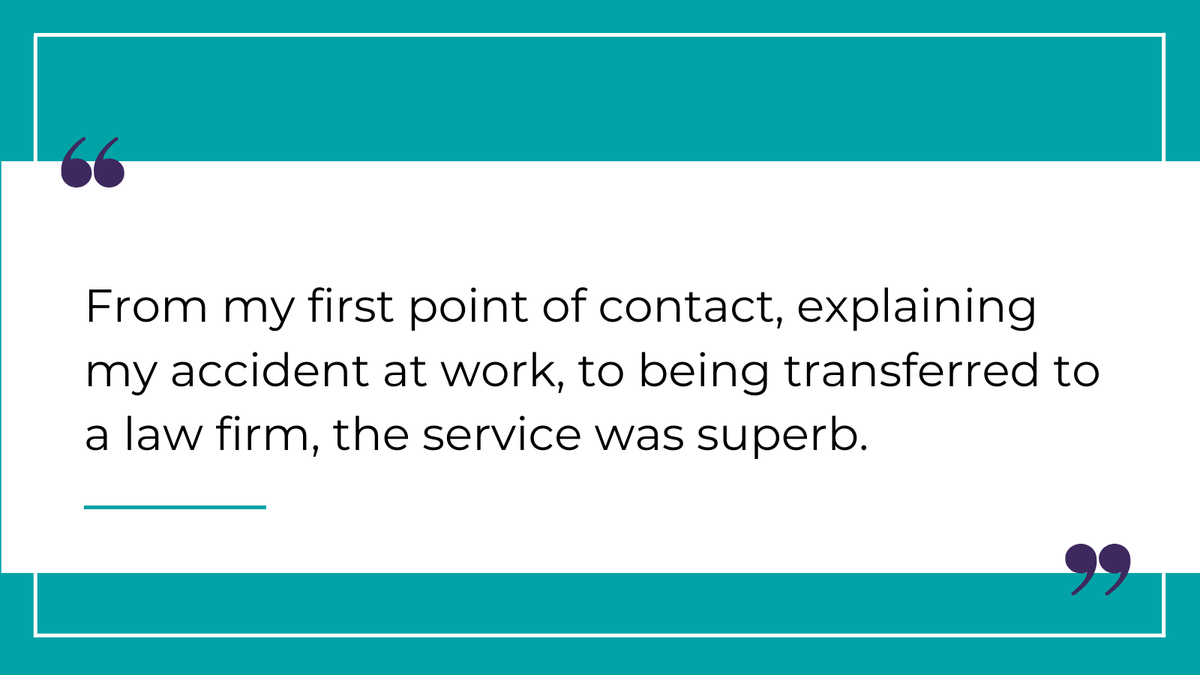 We were so pleased to be able to get Mrs. Jones the compensation she deserved after she had an accident at work. 

If you have a similar story, call us on 0800 022 4425 to start your claim today. 

#Personalinjury #Customerservice