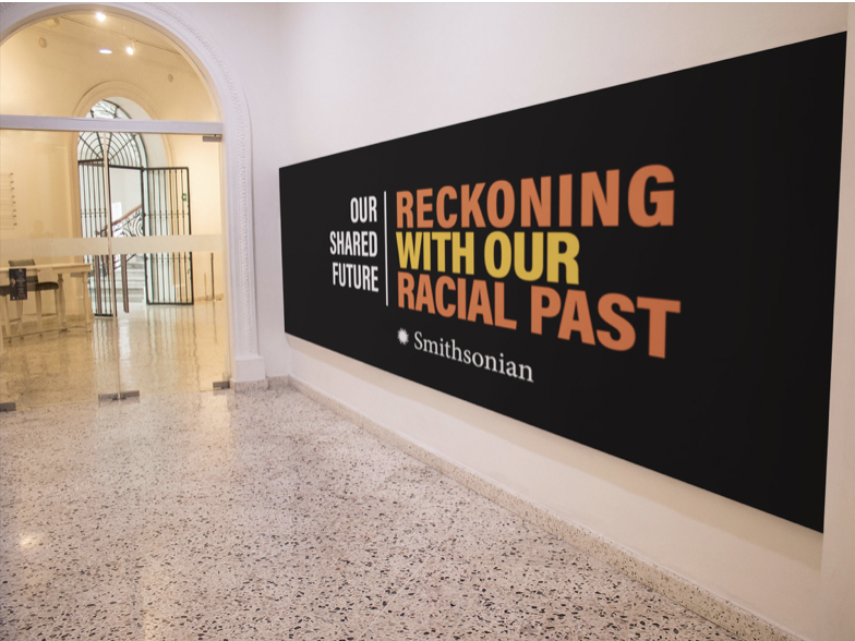 seaberrydesign's tweet photo. Seaberry created the branding, provided market research, and developed the logo for the Smithsonian’s initiative Our Shared Future: Reckoning With Our Racial Past. The @smithsonian explored the history and legacy of race and racism in the United States and globally. https://t.co/557iBRkGM7