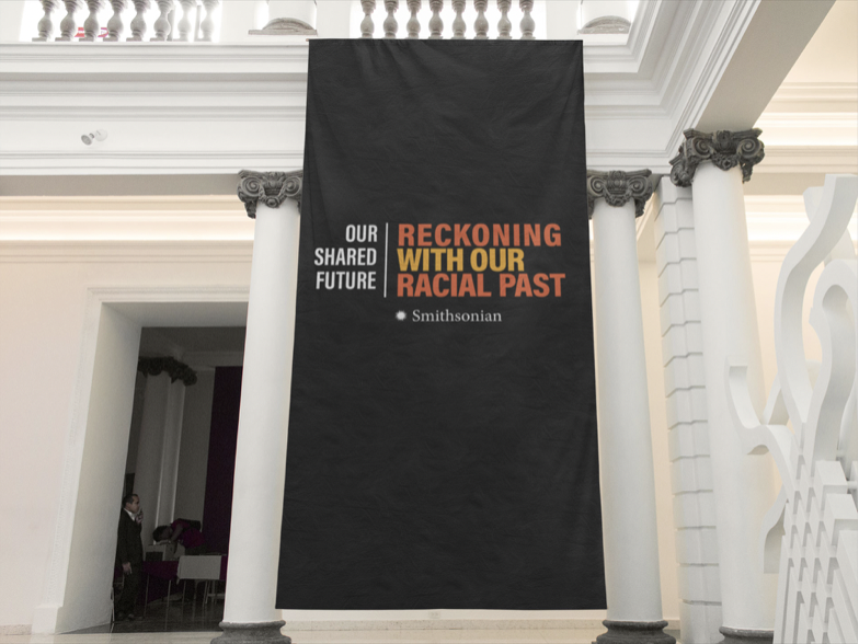 seaberrydesign's tweet photo. Seaberry created the branding, provided market research, and developed the logo for the Smithsonian’s initiative Our Shared Future: Reckoning With Our Racial Past. The @smithsonian explored the history and legacy of race and racism in the United States and globally. https://t.co/557iBRkGM7
