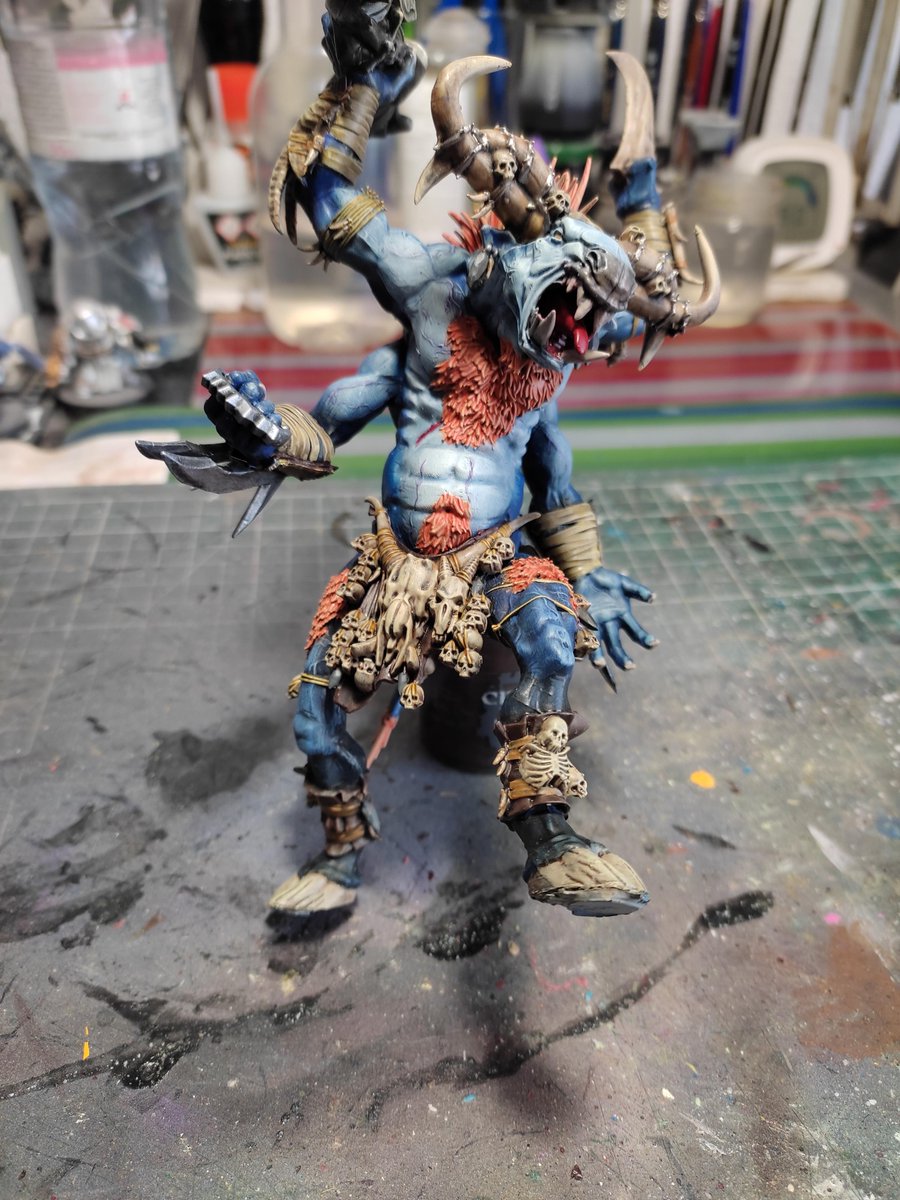 Laowphis's tweet photo. Ghorgon (Commission)
#ageofsigmar #beastofchaos #ghorgon #Warhammer #paintingwarhammer #wh40k #aos #warhammercommunity #miniaturepainting https://t.co/ULPzKfWfzZ