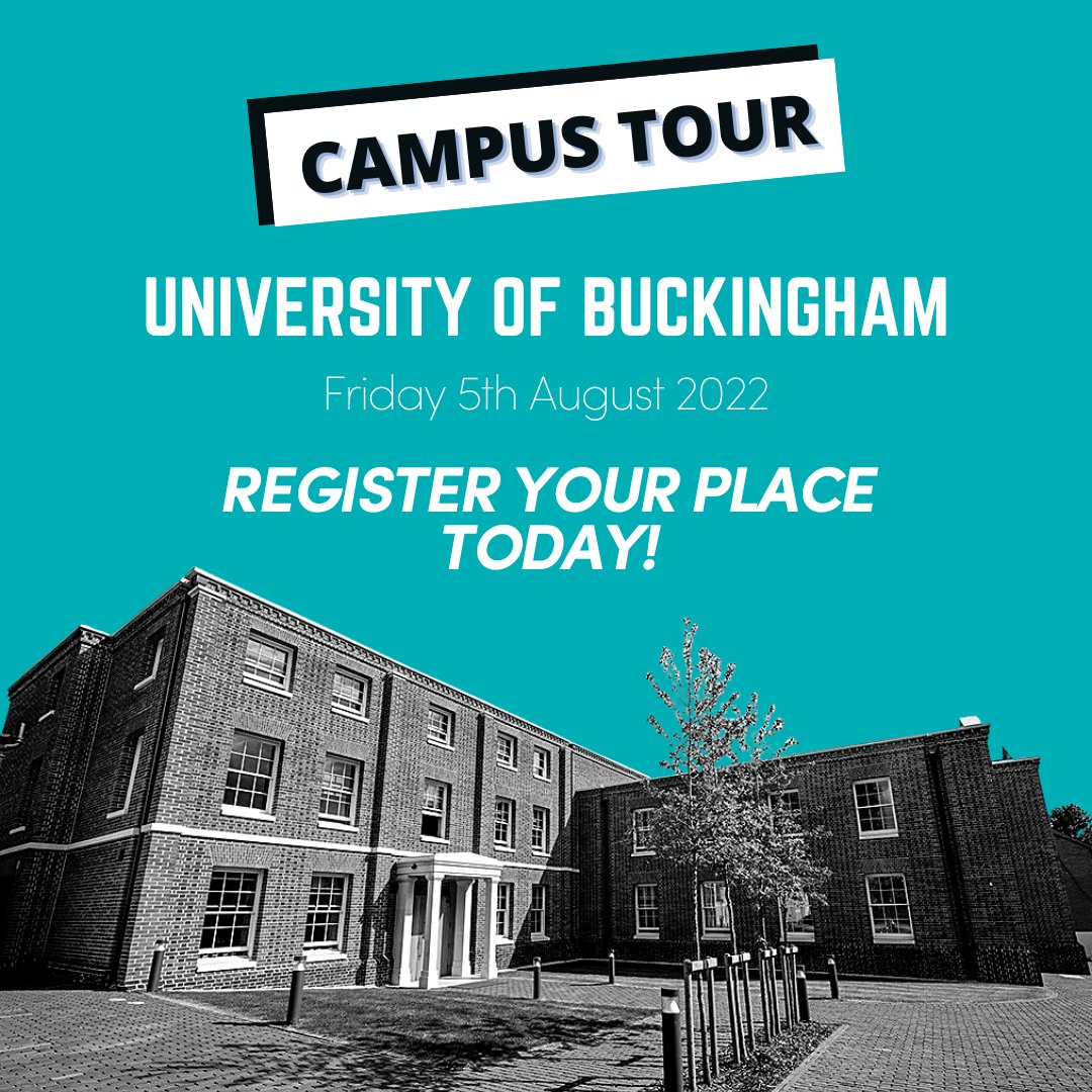 On the day, you will be able to explore the buildings and surroundings, explore the facilities and get answers to your questions from student ambassadors.

To find out more info, visit | bit.ly/3S1lRGA

#FindOpenDays #University #Buckingham