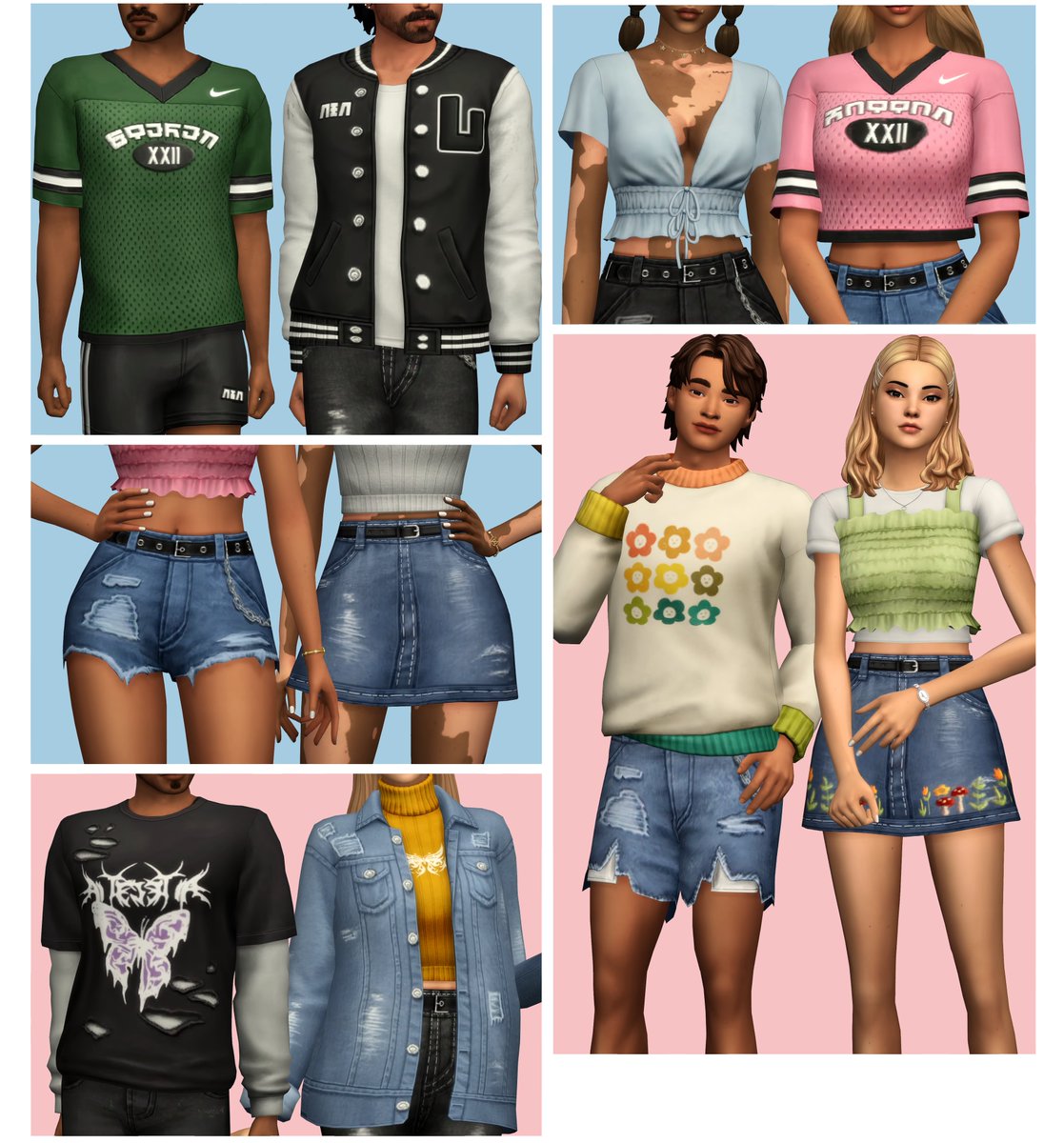 aharris00brit's tweet photo. AxA 2022 | 50+ CAS Items 📚

⭐️ Public Release: 08-20
⭐️ Item Index + more info below

��https://t.co/sDBwH0SSXT
#TS4  #TheSims4cc #ts4cc  #TheSims4 https://t.co/N3hlLYMs6v