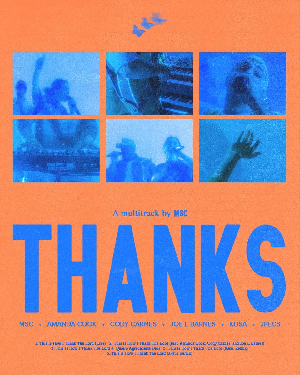 "THANKS" THE MULTITRACK EP OF OUR SONG “THIS IS HOW I THANK THE LORD” AVAILABLE NOW! ✨