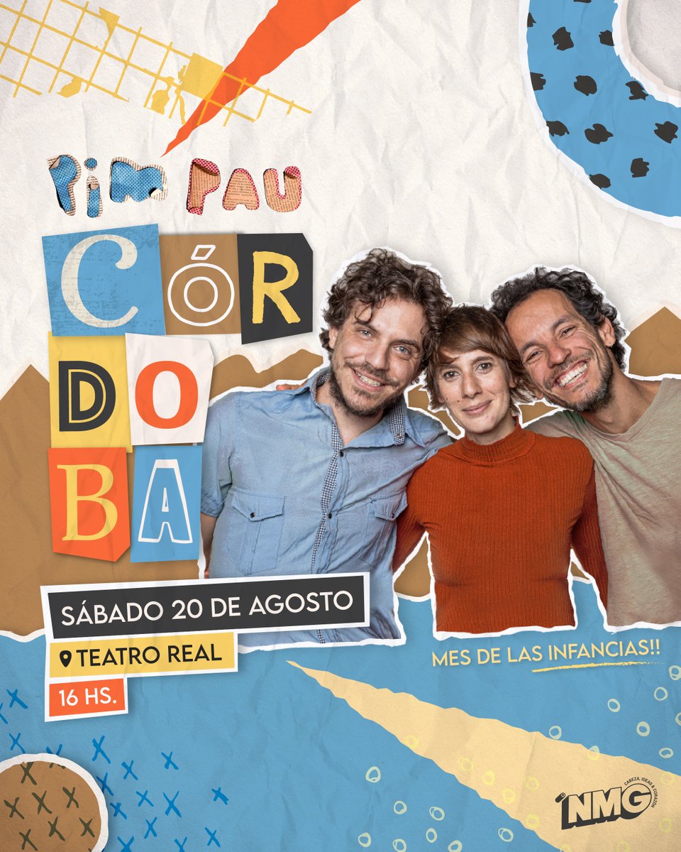 somosnmg's tweet photo. ¡La Fiesta Tucumpá!, de PimPau regresa a #Córdoba 🫶🏼

¿Están listos para sumarse a este #espectáculo para toda la familia?

¿Cuándo? Sábado 20 Agosto, 16:00 hrs.

¿Dónde? En el Teatro Real (@teatrorealcba), San Jerónimo 66, Córdoba.

📲https://t.co/w9fFnn1ywb https://t.co/UzokzOXNAF