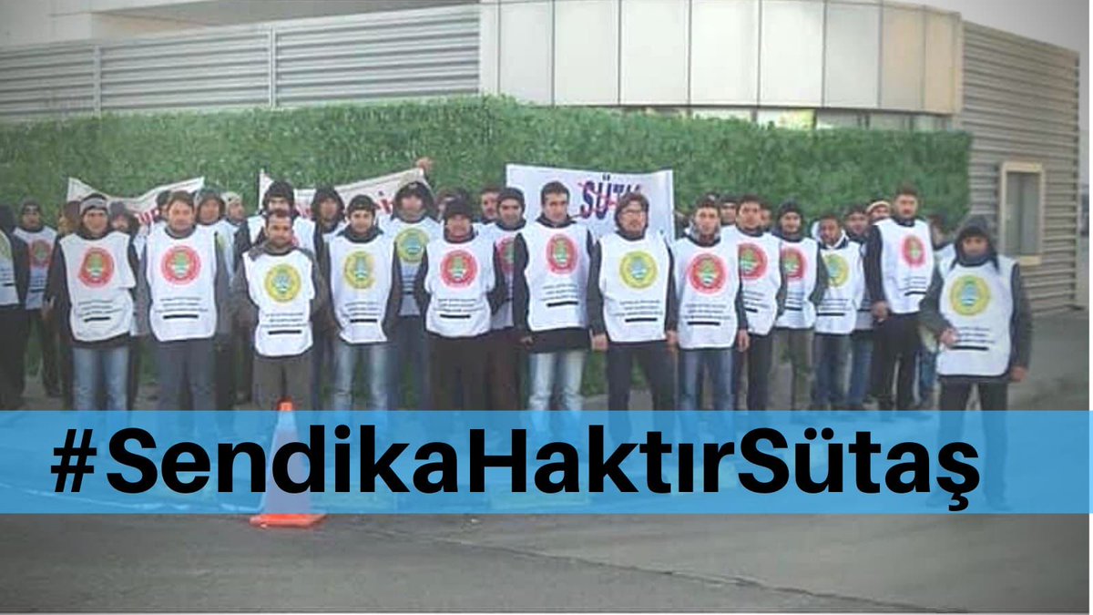 tekgida's tweet photo. #SendikaHaktırSütaş https://t.co/0IP96TYsiQ