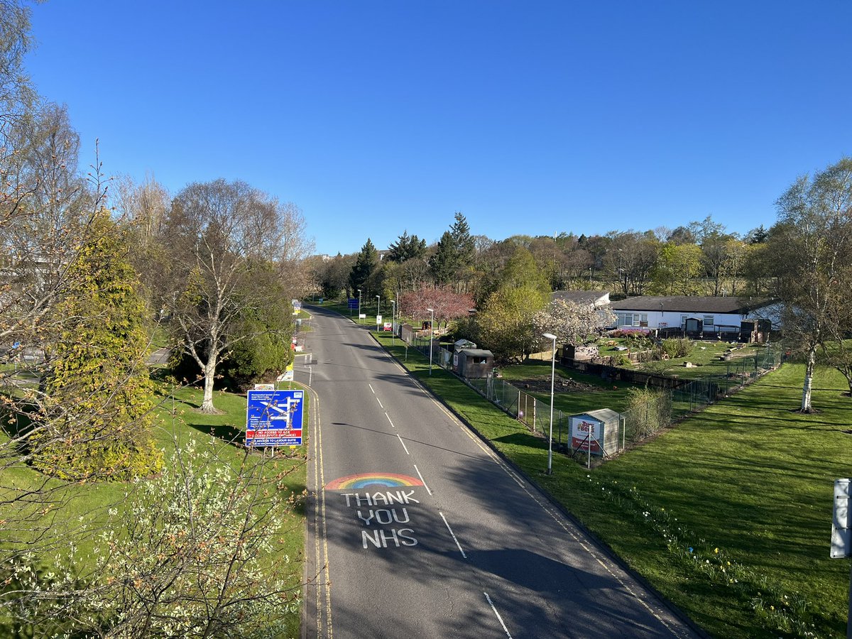 kawk88's tweet photo. Thank you and goodbye to @NHSTayside I’ll miss the people, but glad to be going home (10 minute commute on bike - what an improvement!!) https://t.co/ylJZJycXL1