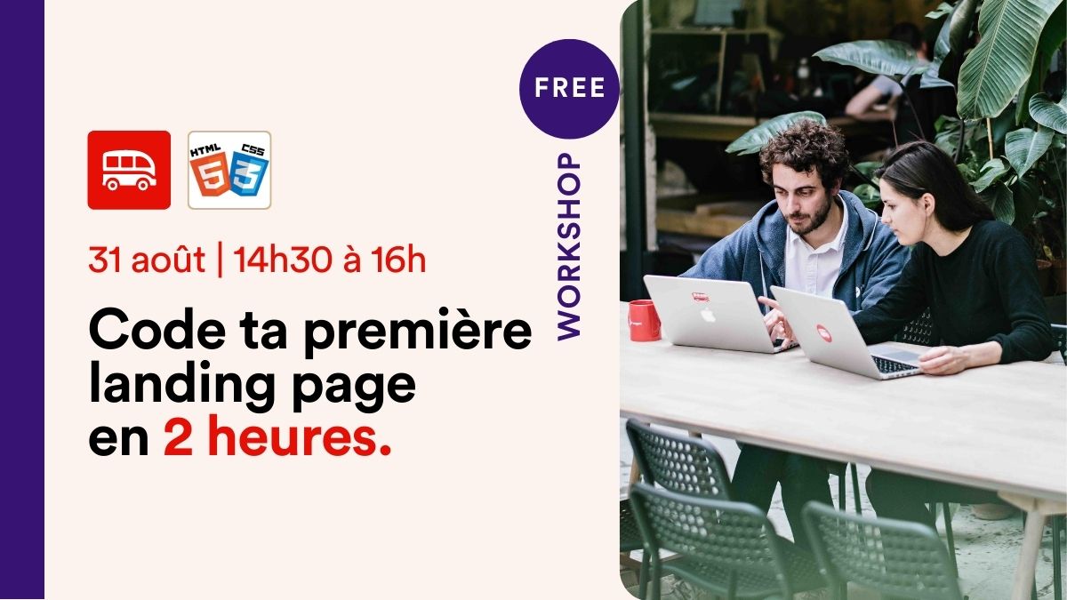 Le Wagon Nice (@lewagonnice) on Twitter photo Envie d'apprendre à coder la landing page de vos rêves ? <a href="/LeWagonNice/">Le Wagon Nice</a> vous propose une formation gratuite d'1h30 pour y parvenir. 
C'est le 31 août 2022 de 14h30 à 16h. 
Inscription requise : app.livestorm.co/le-wagon-7/ate…
#livestorm #nice #lewagon #landingpage #code #devweb Envie d'apprendre à coder la landing page de vos rêves ? <a href="/LeWagonNice/">Le Wagon Nice</a> vous propose une formation gratuite d'1h30 pour y parvenir. 
C'est le 31 août 2022 de 14h30 à 16h. 
Inscription requise : app.livestorm.co/le-wagon-7/ate…
#livestorm #nice #lewagon #landingpage #code #devweb