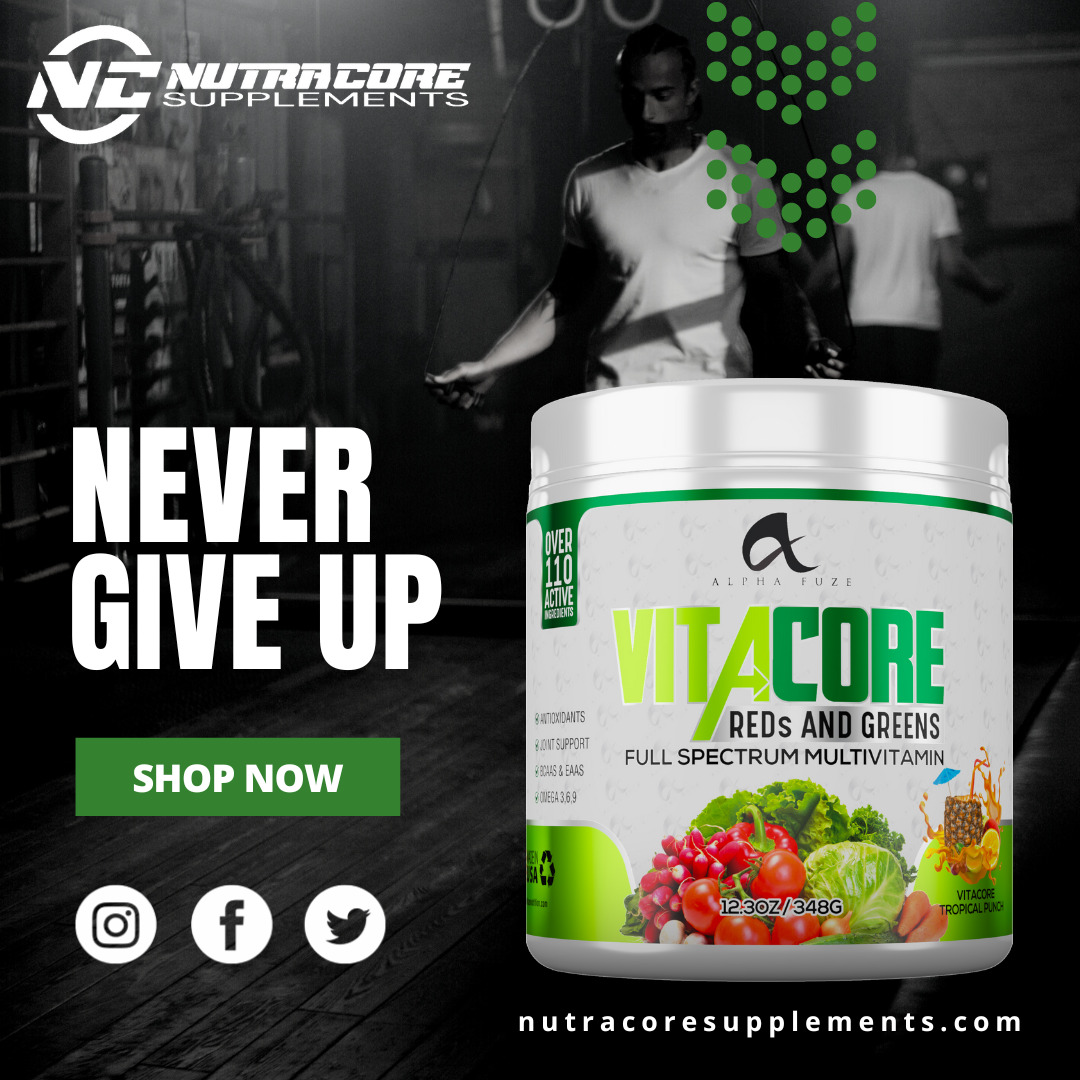 Dietary intake of muscle-building and energy-boosting #ingredients builds muscles and provides the energy required during #workout, recovery, and body metabolism
Order At: nutracoresupplements.com/products/vitac…
#nutracoresupplement #supplementshop #vitaminshop #workout #vitacore #preworkout