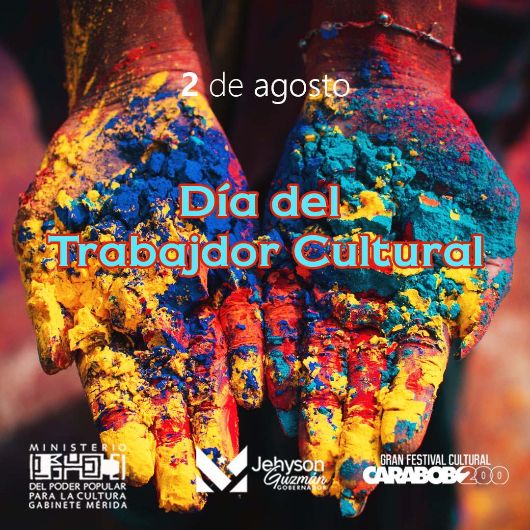 #Efemérides | Hoy felicitamos a todas las mujeres y hombres que con su creatividad y conocimiento forjan día a día la Venezuela Bolivariana. Vaya nuestro reconocimiento y abrazo solidario!!! 
#IntegridadTerritorial <a href="/VillegasPoljak/">Ernesto Villegas Poljak</a> <a href="/minculturave/">Ministerio del Poder Popular para la Cultura</a> <a href="/albaciudad/">Alba Ciudad 96.3 FM 📻🇻🇪🎶</a> <a href="/VeMisionCultura/">Misión Cultura</a>