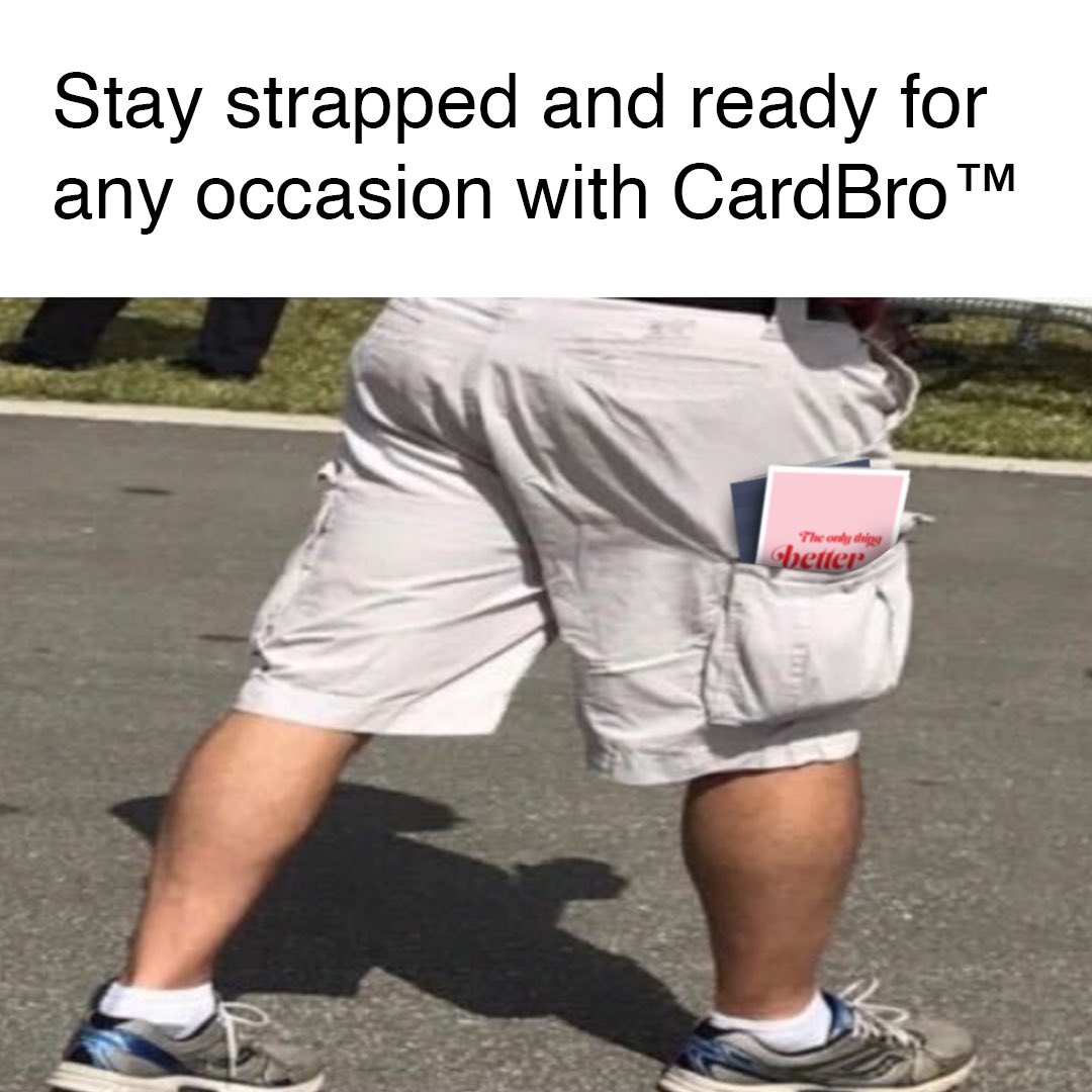 We've got you. #CardBro #CardBuyingMadeEasy