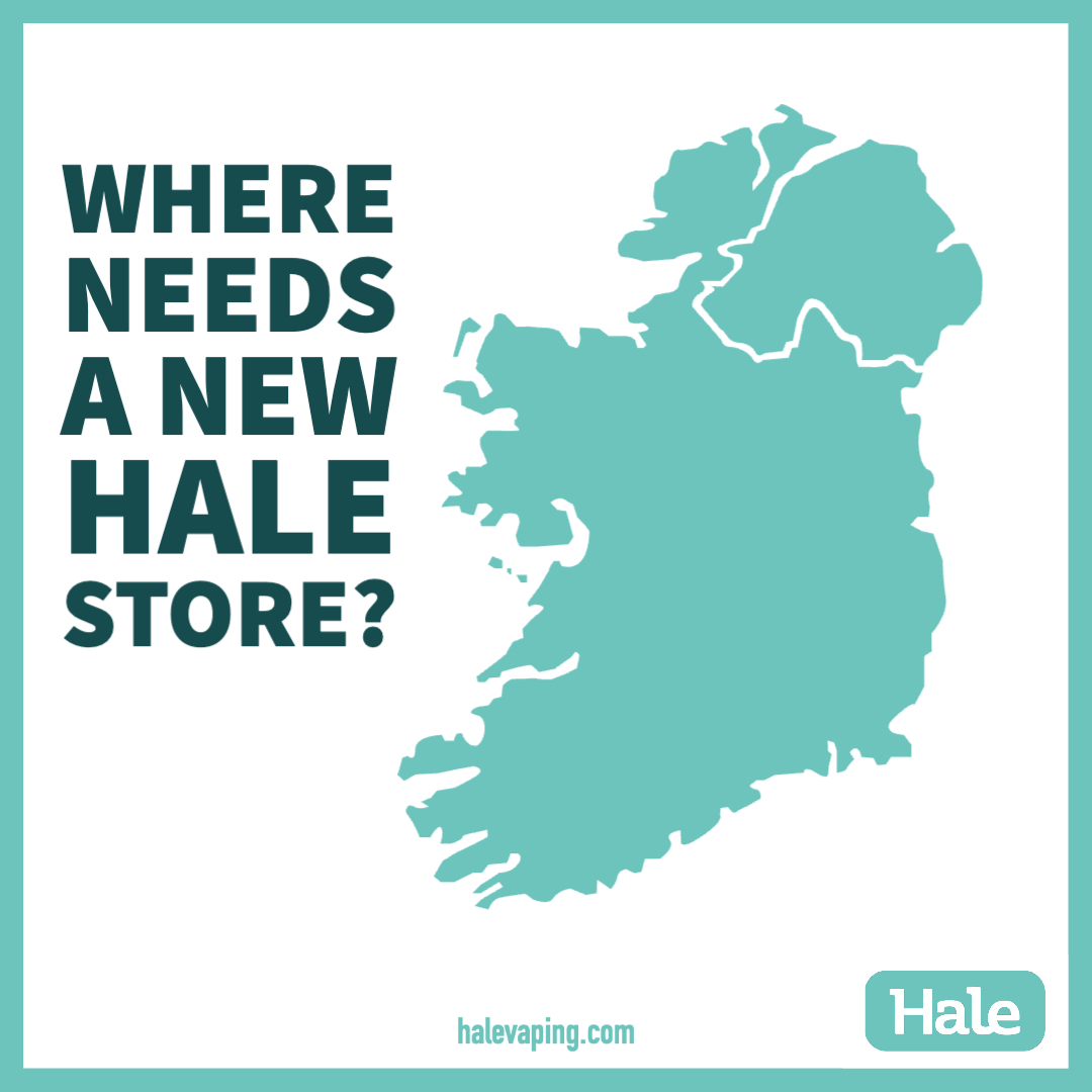 We are always looking for new locations for Hale Vaping stores,  let us know where you would like to see us open next.