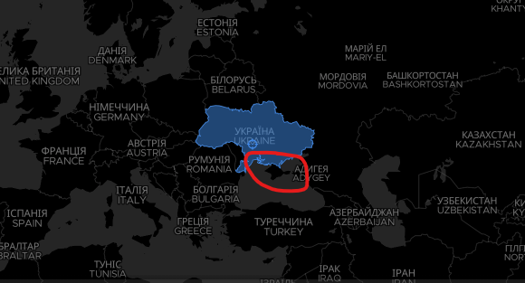 illusionmaker16's tweet photo. @GEOlayers Good day, dear community!
I discovered a depressing fact while using "Geolayers".
On the map, part of the territory of Ukraine is not displayed correctly.
I mean Crimea. Apparently you've made an error.
Crimea is Ukraine. https://t.co/6yVAlOIIxa