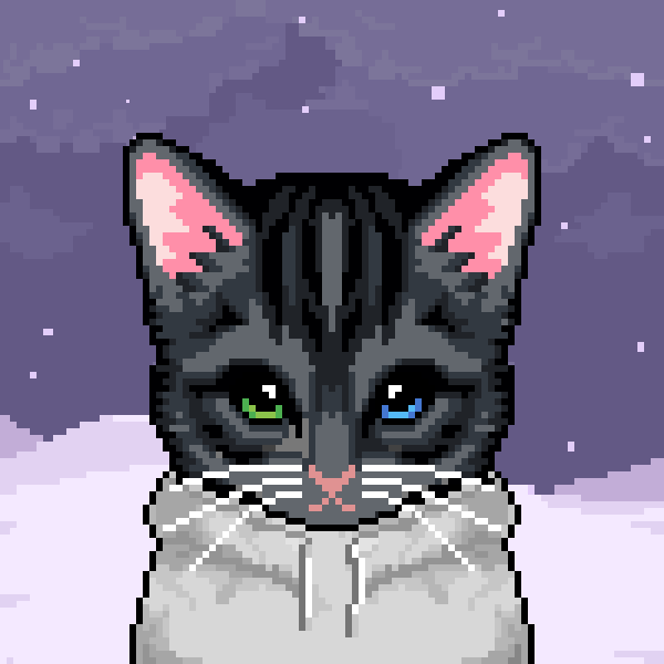 moon_felines's tweet photo. Today's #newdrop 
Moonfeline #41🌑🐈
My Black feline enjoying the snowy day 😻

Available at @opensea 
https://t.co/0zSU4nuUTI

#artchallenge #dailydrop #moonfelines #WomeninNFTs #openseanfts #NFTDrop #NFTs #NFTCollection #Solana #Ethereum #EthereumNFTs #CatsOfTwitter #NFTartist https://t.co/n143x8cRPI