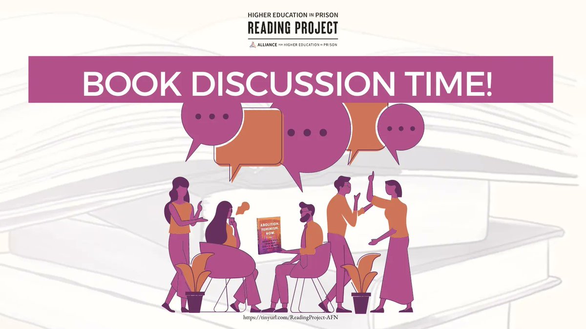 AllianceforHEP's tweet photo. We’ll discuss the epilogue and appendices at the end of “Abolition. Feminism. Now.” (pp. 167-191). Until then, don’t hesitate to contact us about the #ReadingProject with questions or comments! We wish you a wonderful day. #AbolitionFeminismNow #MustRead #WhatToRead https://t.co/U4b2qK5jFX