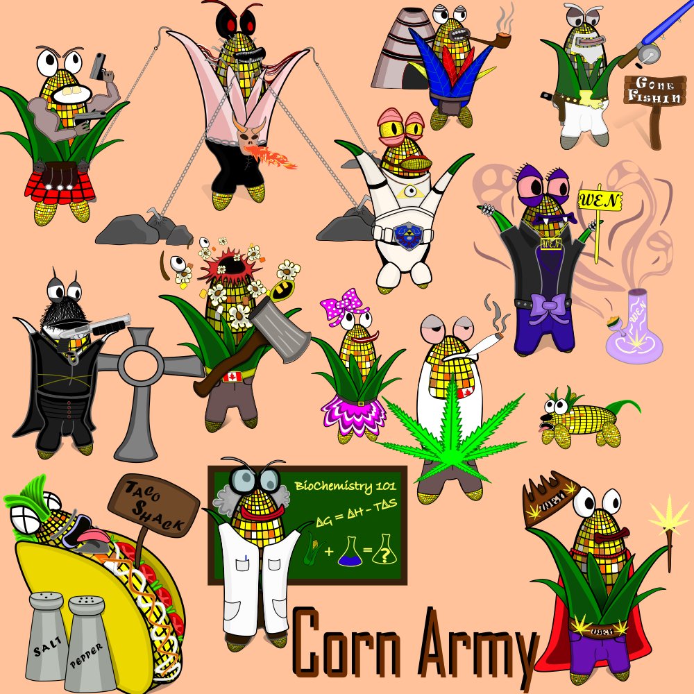 nft_mule's tweet photo. Current Corn Army ❤️ #cornarmy https://t.co/GRsWL5jNhS