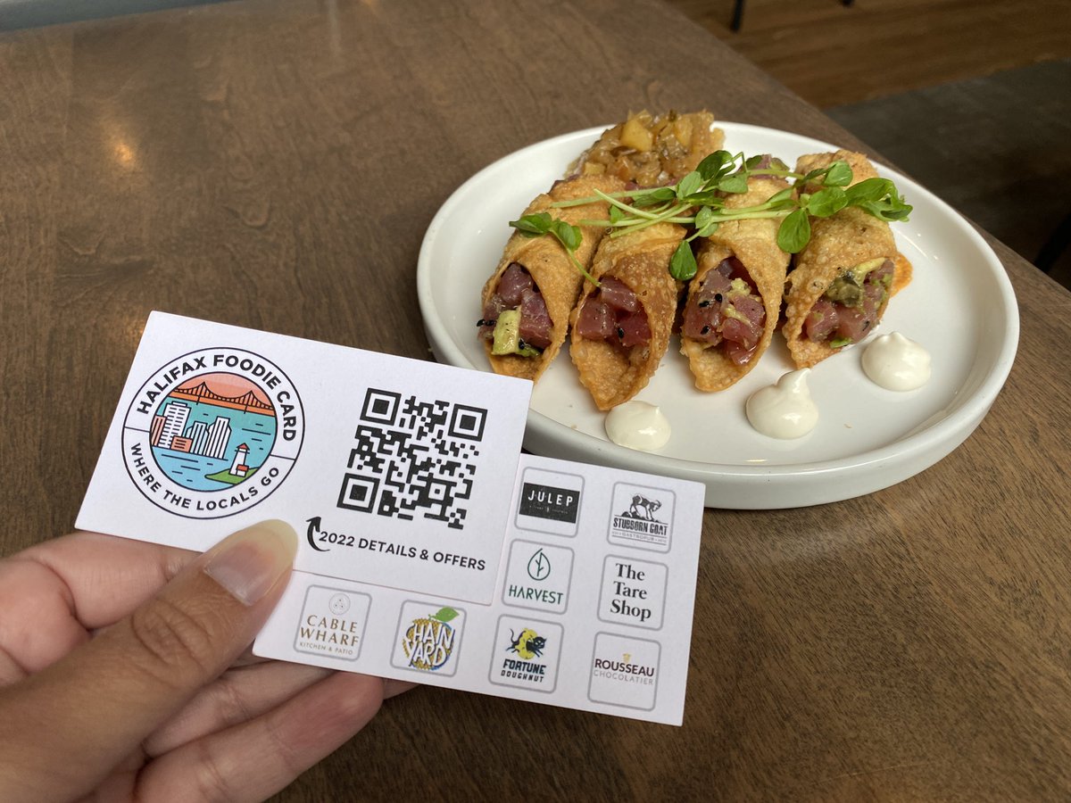 CailinONeil's tweet photo. Hey #Halifax! Have you checked out the Foodie Card yet? For $19.99 you save over $150 off at 12 local restaurants, breweries and shops!

Learn more here and #supportlocal ! https://t.co/12TthQSYqa https://t.co/VP9BkjdiW6