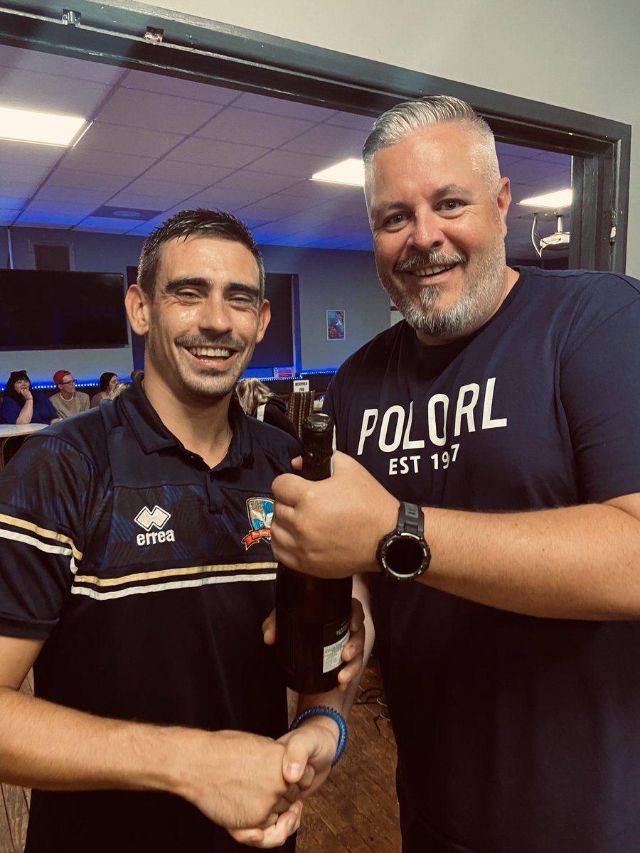Tonight’s Man of the Match. 2 goal Hero <a href="/st8pes/">Chris Stapleton</a> Well deserved. What a player and what a great lad 💛💙