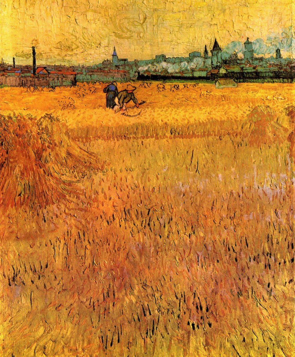 robear54's tweet photo. Un air d'été...
Vincent van Gogh (Pays-Bas, 1853-1890), Arles vue des champs de blé, 1888, Musée Rodin, Paris, France.
#Art #Peinture #Postimpressionisme #VanGogh https://t.co/qeUskyzvjg