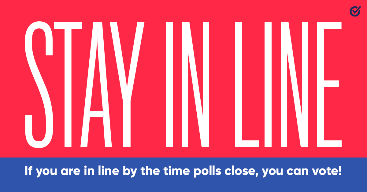 Polls are open until 7:00 p.m. local time. If you are in line at 7:00, STAY IN LINE! You will be allowed to vote! 

Find your polling place here: myvoteinfo.voteks.org/VoterView #ksleg #Election2022