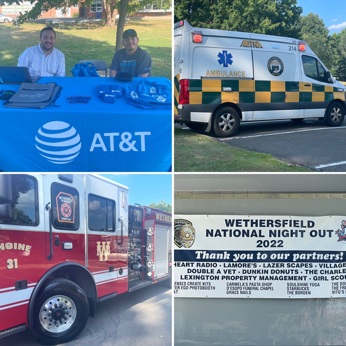fjmcnultyjr's tweet image. National Night Out in Wethersfield! Thank you @WethersfieldPD for all you do for the local community! 🚓 🚑 🚒 #wiNEverything #OurNE @Pca9802 @pnixnix @FrenisGregg @RubenS0to @emilywiper