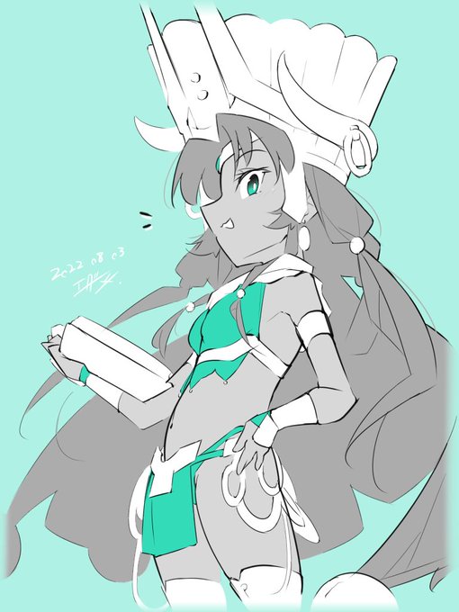 一回描いてみたかったアッシュールバニパルちゃん #英雄戦姫WW 