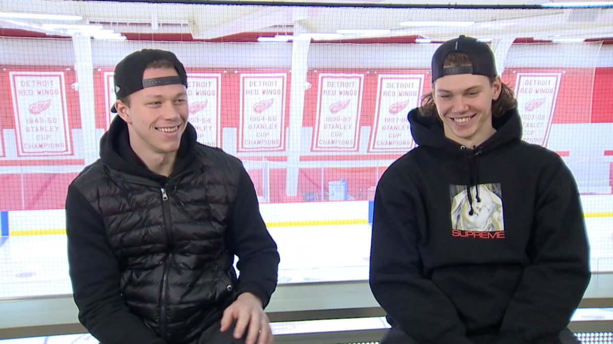 BradGalli's tweet photo. The Red Wings will have four bobblehead nights in the 2022-23 season:
Dec. 3 vs. VGK: Moritz Seider
Jan. 21 vs. PHI: Nicklas Lidstrom
Feb. 25 vs. TB: Lucas Raymond
March 18 vs. COL: Henrik Zetterberg https://t.co/CHCcaa0KMK
