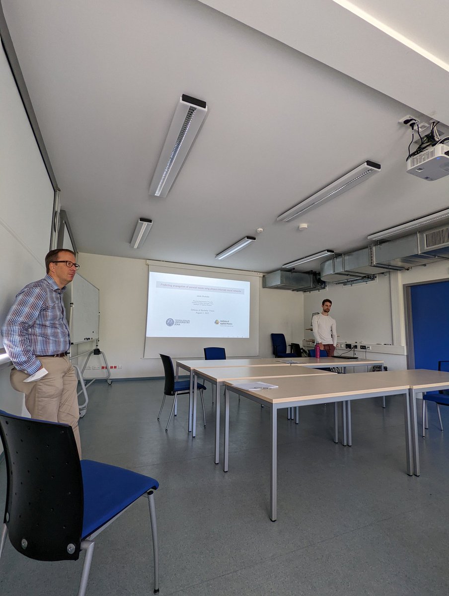 noltelab's tweet photo. Congratulations to Jakob for successfully finishing his bachelor's thesis in #PhysicsInformed #NeuralNetworks. Good luck for his stay in @lunduniversity for his Masters. https://t.co/g7QndmAgUq