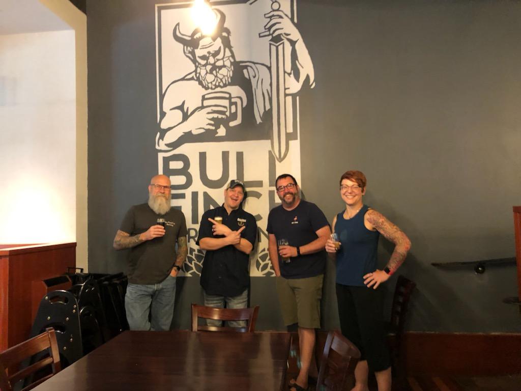 Made our way up to Syracuse to check out <a href="/BullfinchBrew/">Bullfinch Brewpub</a>, a new brewery from our longtime buddy <a href="/DCfreedomtour/">Beer Baron</a>. We drank our way through the draft board, the food was fantastic and we ran into our friends <a href="/One_EyedCat/">Eden</a>. We wish Dave deserved &amp; continued success! 📷 - <a href="/markajowett/">Mark Jowett</a>