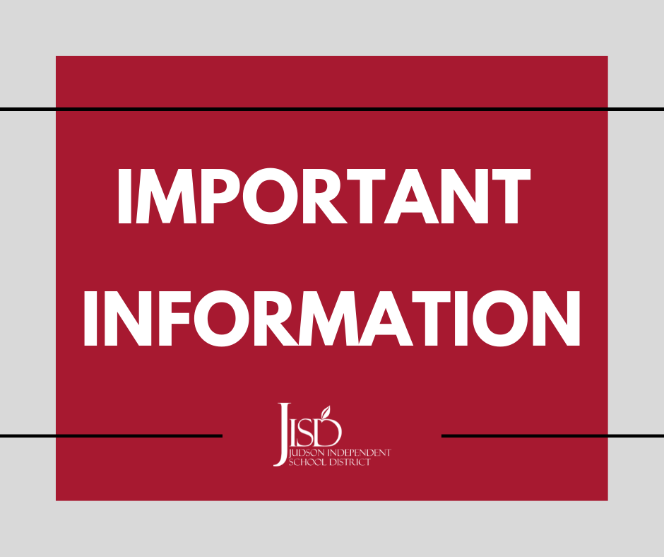 A Photo ID will be required when visiting any JISD campus. Including Meet the Teacher, Open House, &amp; the First Day of School. Please understand that if you can't present a photo ID, you will not be allowed on campus. We appreciate your support to ensure school safety. #JudsonISD