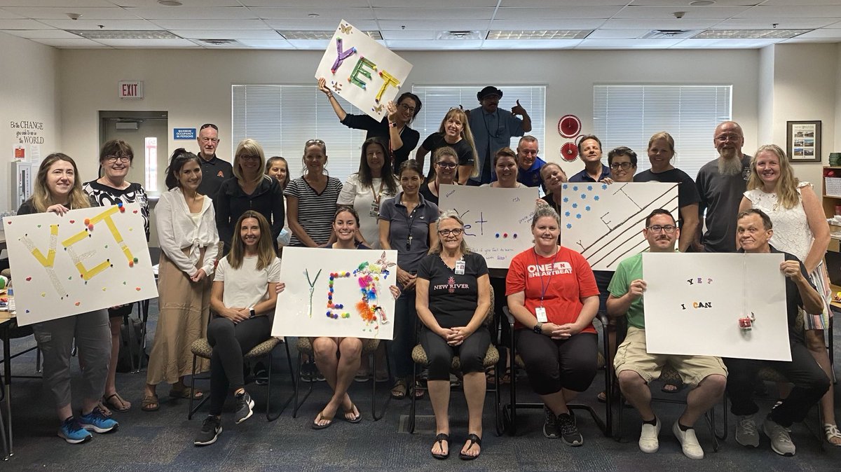 New River staff is ready to share the “Power of Yet” with students tomorrow! ⁦<a href="/NewRiverWildcat/">New River Wildcats</a>⁩ ⁦<a href="/DVUSD/">Deer Valley Unified School District</a>⁩