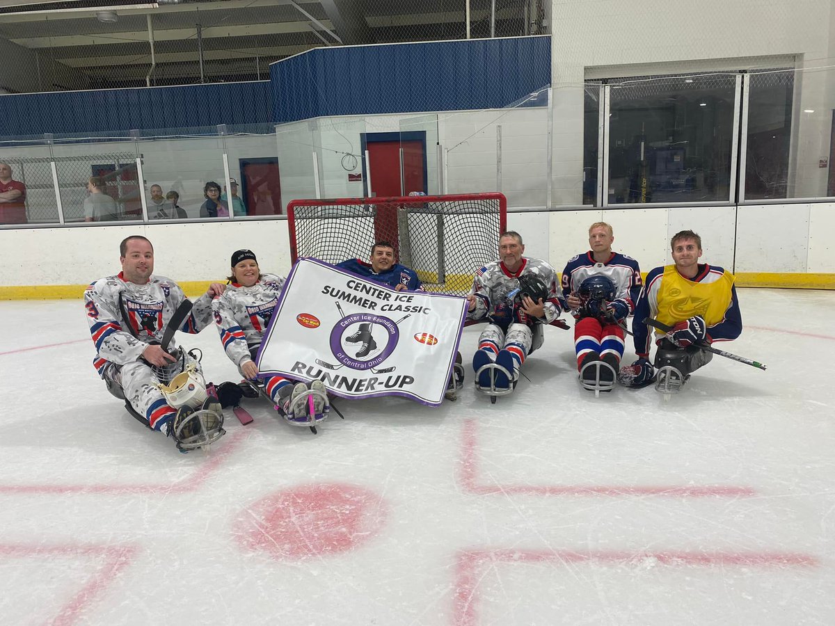 ice_ohio's tweet photo. Fun Picks of the Center Ice Foundation's Summer Ice Bash Sled Teams! https://t.co/7jNZmbPOSg