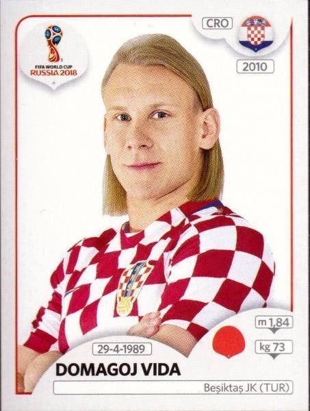 CopaLendas's tweet photo. Domagoj Vida, Croácia 🇭🇷.
Copa do Mundo de 2018, Rússia.
Vice campeão.
1 gol, 6 jogos.
#vida #hrvatska #worldcup2018 #copa2018 #fifa #legenda #vatreni #kockasti #hns #fishtstadium #cro #panini #qatar2022 https://t.co/lxYxJNtQzX