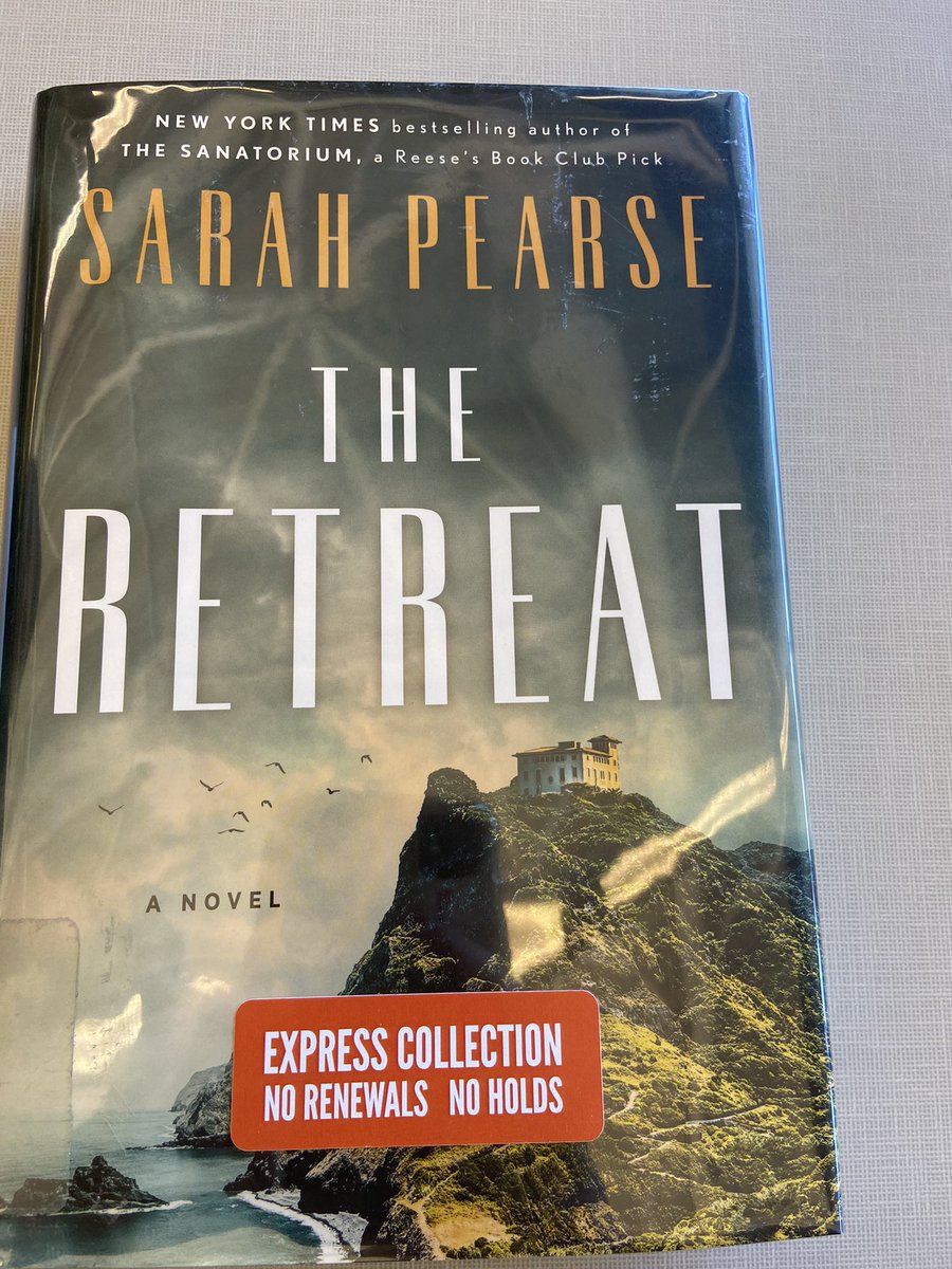 So excited to finally get my hands on this book after waiting a year after reading the sanatorium !! @SarahVPearse #TheRetreat