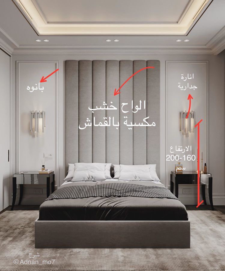 بيت الديكور on Twitter &quot;افكار حلوه لغرف النوم •نلاحظ ان في كل صورة