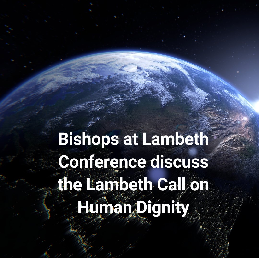 Episcopal Church Presiding Bishop Michael Curry shared a video message after bishops discussed the Lambeth Call on Human Dignity on Aug. 2. 
episcopalchurch.org/.../message-fr…...
The language of the Lambeth Call on Human Dignity can be found here: lambethconference.org/.../LC_Human-D…...
