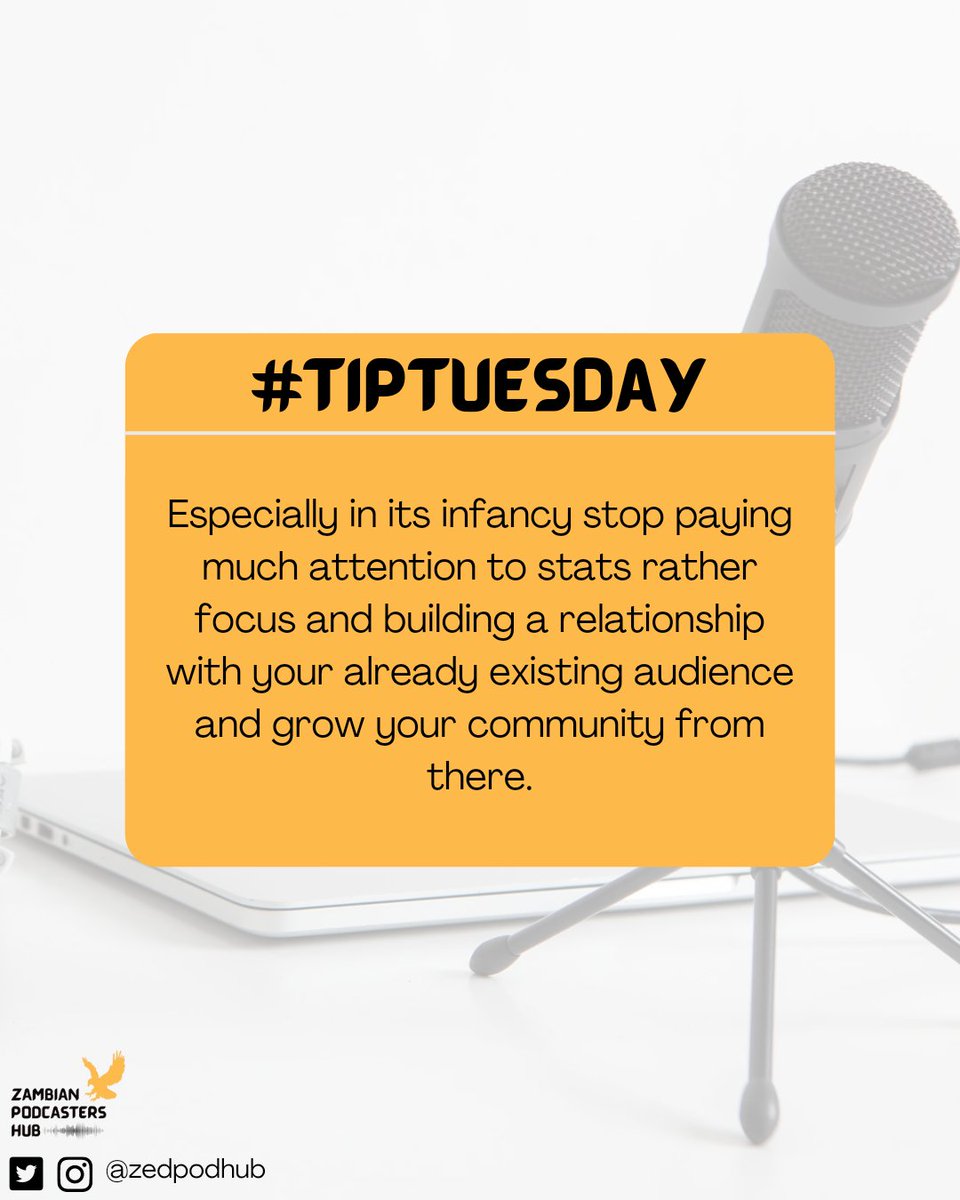 ZedPodHub's tweet photo. #PodsPaZed
Here is our #Podtip for this week π. Feel free to comment tips you have concerning podcasting as we enjoy #PodTipTuesday together π.
#ZedPodHub πͺπΎπΏπ² https://t.co/ppZwfj0jPr