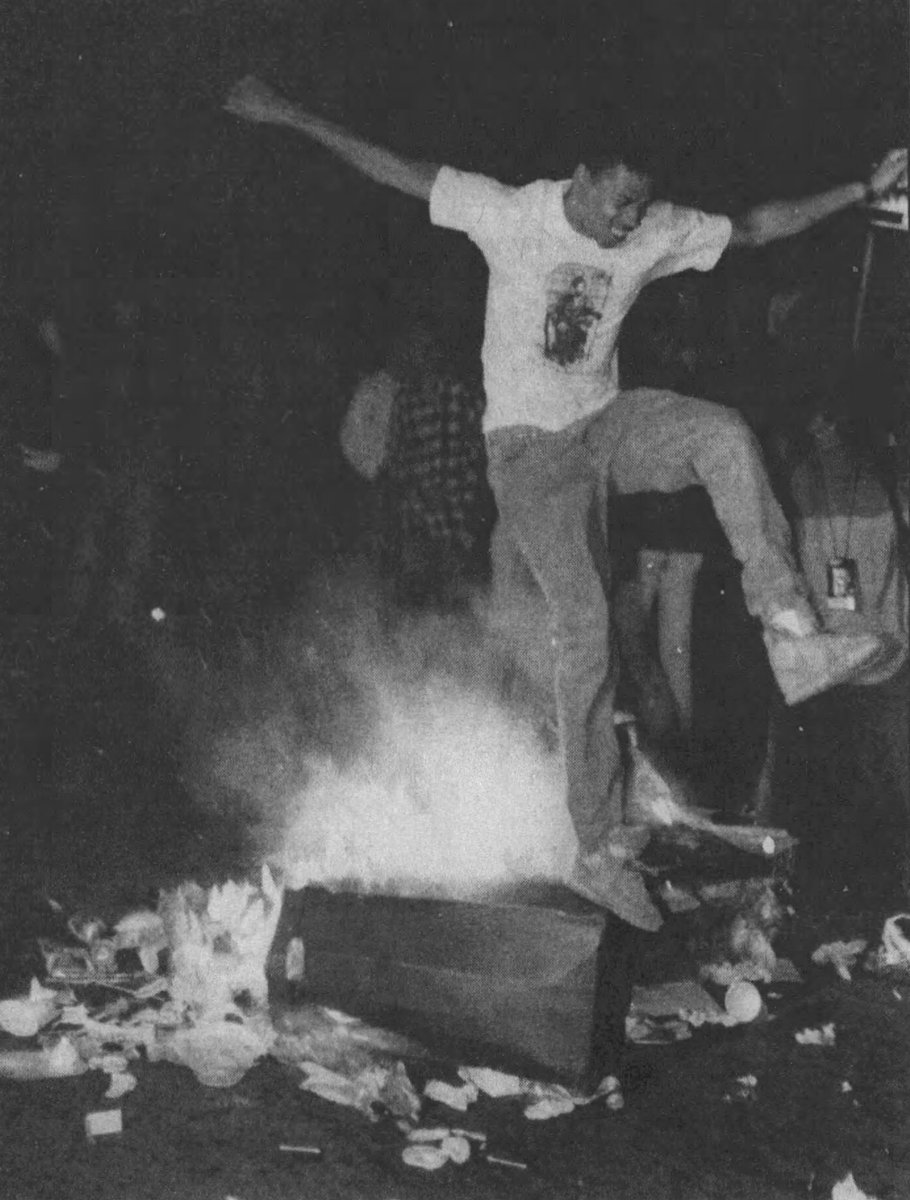 31 years ago, Aug 2 1991, rioting erupted on Telegraph Ave in Berkeley over a city plan to redevelop People's Park, replacing the free stage with volleyball courts. While volleyball facilities were eventually installed, anonymous activists soon destroyed them a chainsaw