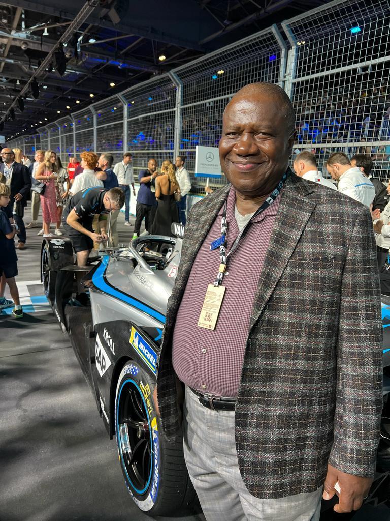 South African High Commissioner Mamabolo at 2022 London Formula E-Prix