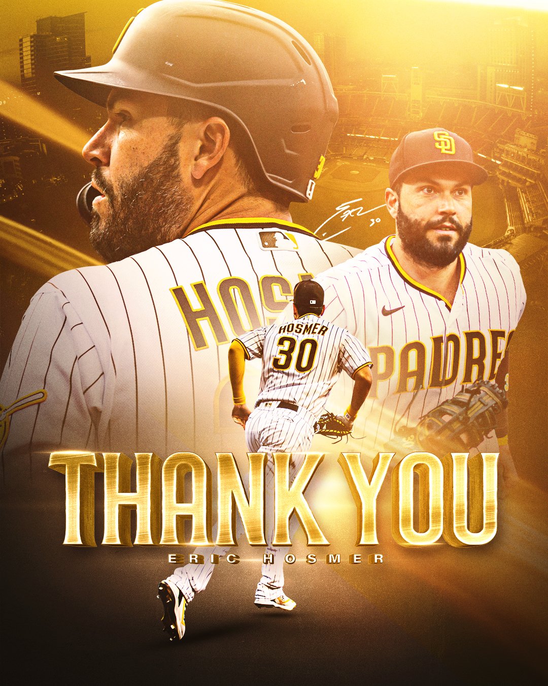 San Diego Padres on X: Thank you, @TheRealHos305! Best of luck in