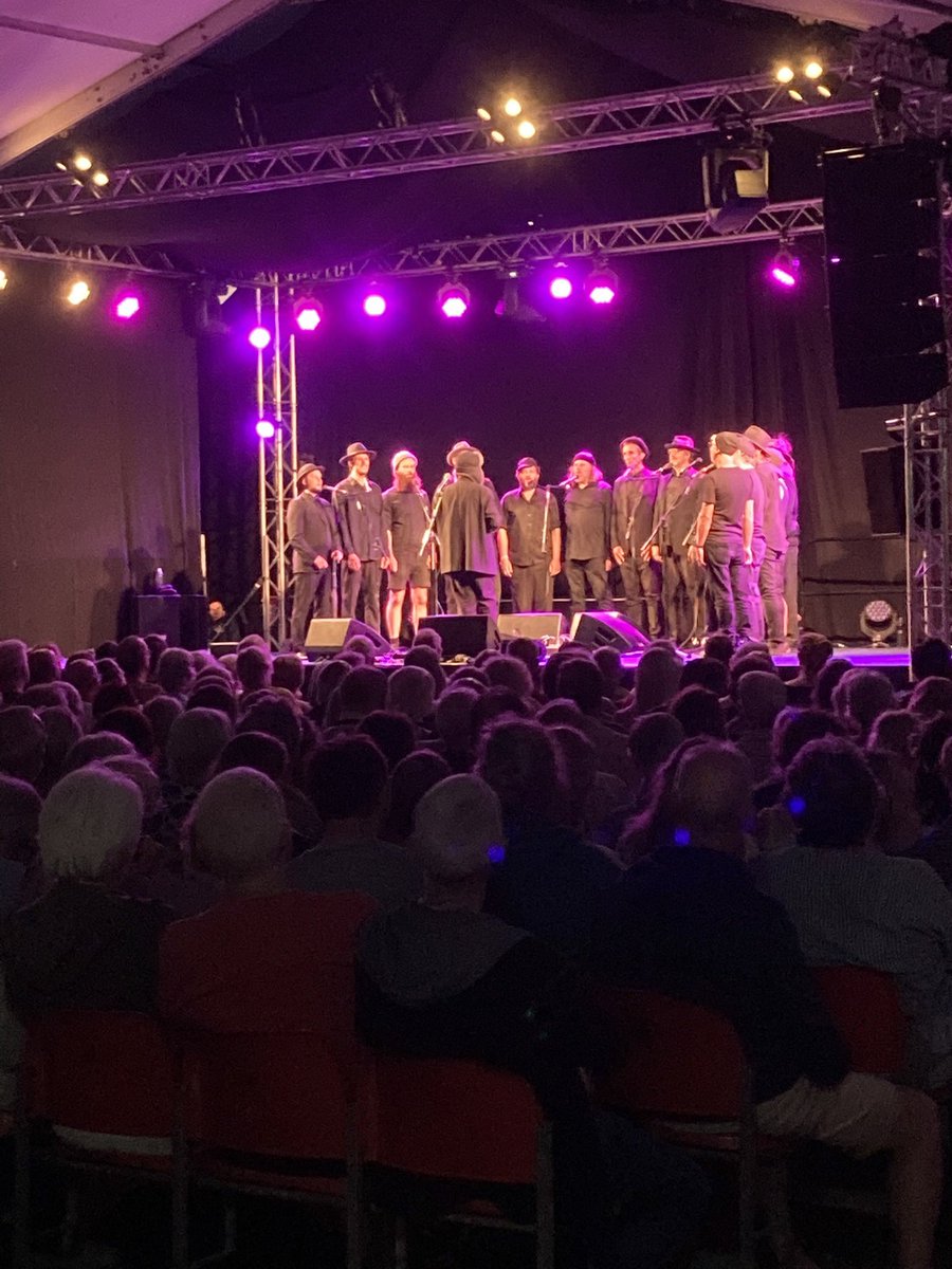 First time seeing @TheSpookyMen. Now I get it #sublimeharmonies @sidmouthfolk