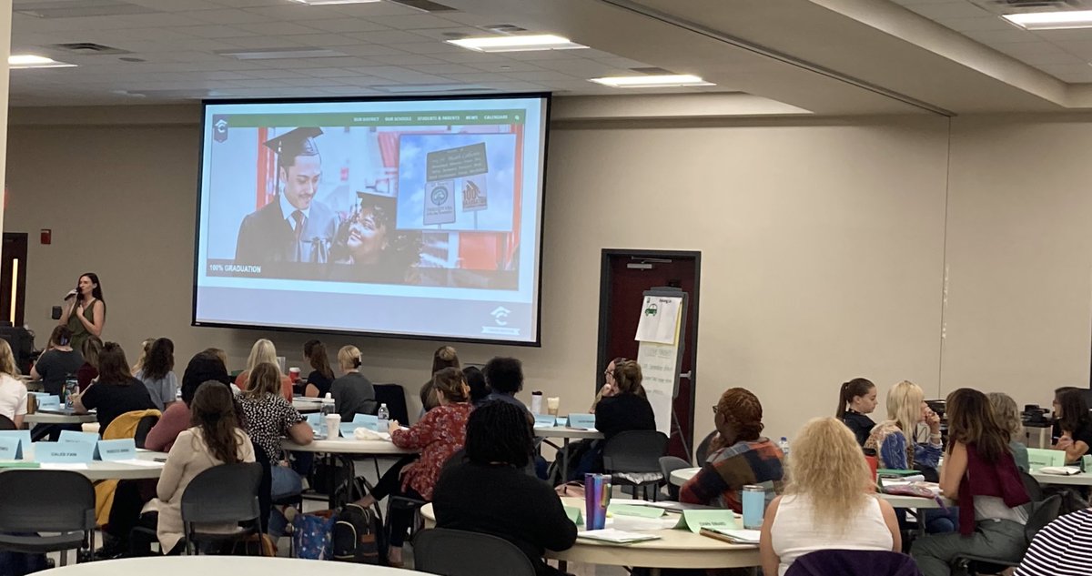 kimdennis_10's tweet photo. Day 2 of District Orientation! 🥳CMCSS new hires are equipped with the foundational information needed and are now ready to meet and support students! #cmcssinduction https://t.co/YTGrUxAG2l