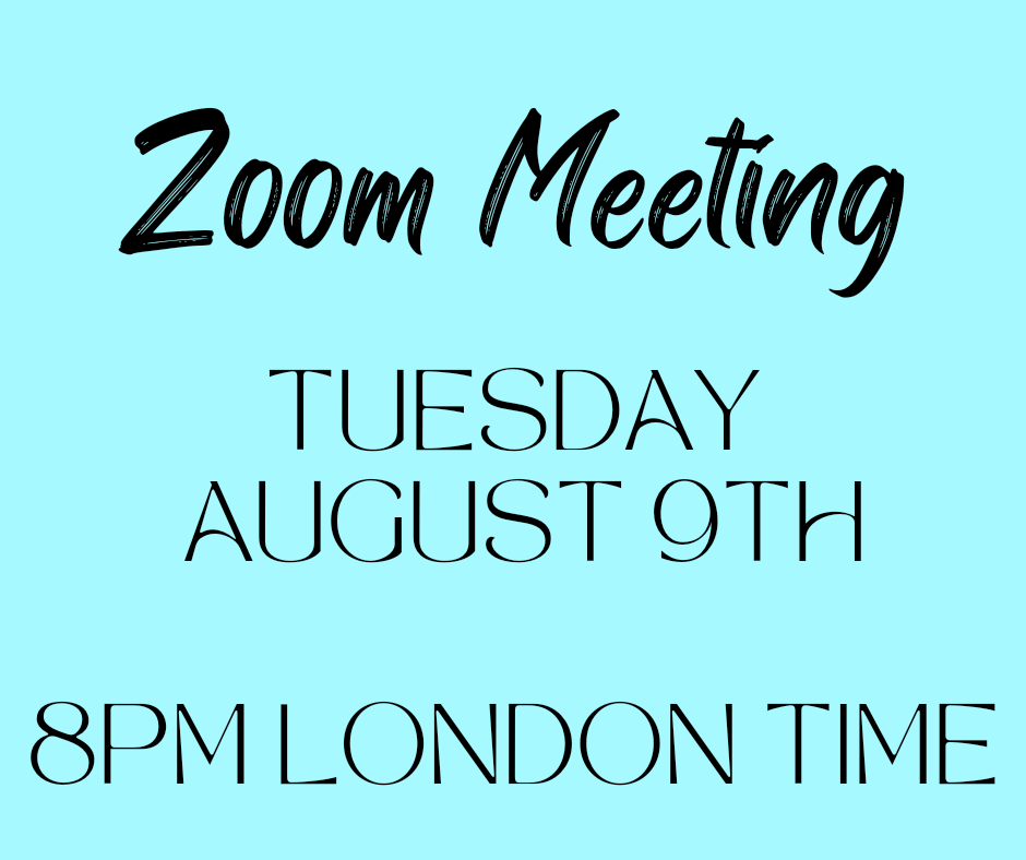 TessPersson4's tweet photo. NEXT ZOOM/CATCH UP MEETING IS ON ☺⭐

Come join us TUESDAY AUGUST 9TH .
8PM LONDON TIME 💙

This time we will  talk/catch up on how everyone is doing and what's going on. 

WELCOME 🦋 https://t.co/YwX6ZVmARf