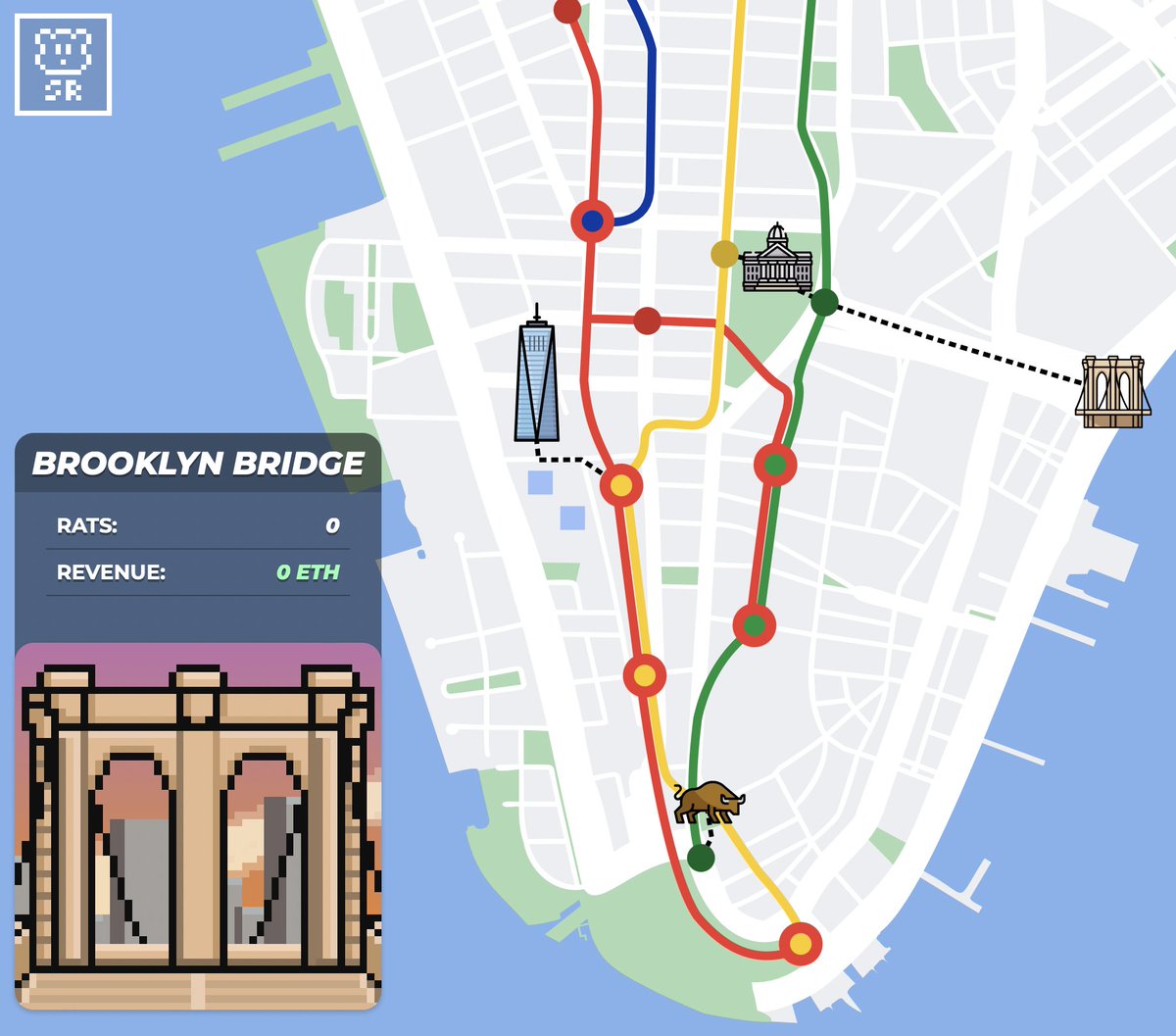 Another SNEAK PEEK of the #subwayrats land airdrops! 

This time it's a landmark- THE BROOKLYN BRIDGE will also be one of the locations airdropped to one lucky rat during our REVEAL PARTY🐭

🎁AIRDROPPING 1 RAT🐭!
1⃣ Retweet &amp;♥️🔁 #freemint 
2⃣ Tag 3 friends
⌛️48hrs!!